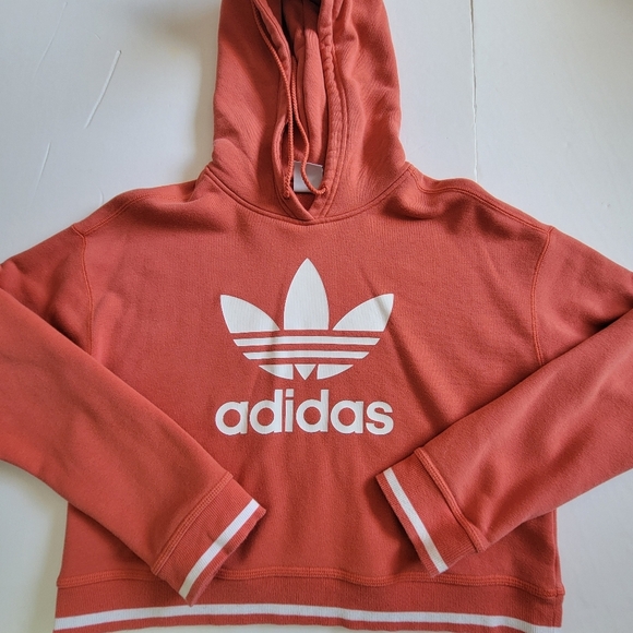 Adidas Cropped Pullover Hoodie. - Picture 3 of 7
